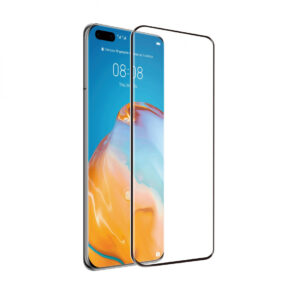 Protector de Pantalla Muvit for Change para Huawei P40 Pro vidrio templado curvo case friendly marco negro