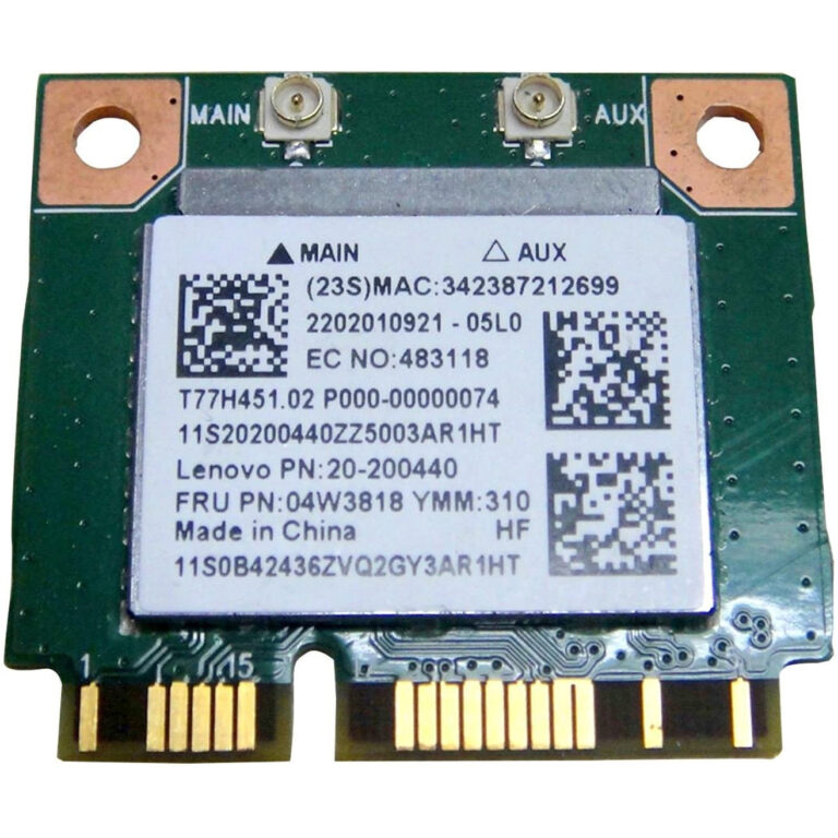 Tarjeta wireless interna Lenovo C40-05 Realtek rtl8723be Wireless WiFi 20-200440