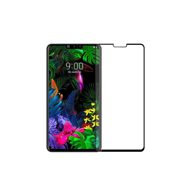 Protector de pantalla Muvit para LG G8s ThinQ vidrio templado plano marco negro