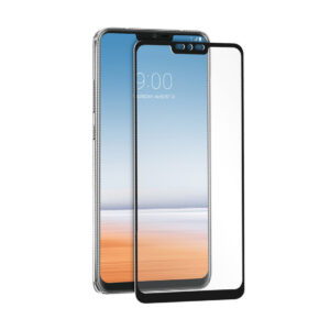 Protector de pantalla Muvit para LG G7 Thin Q vidrio templado plano marco negro