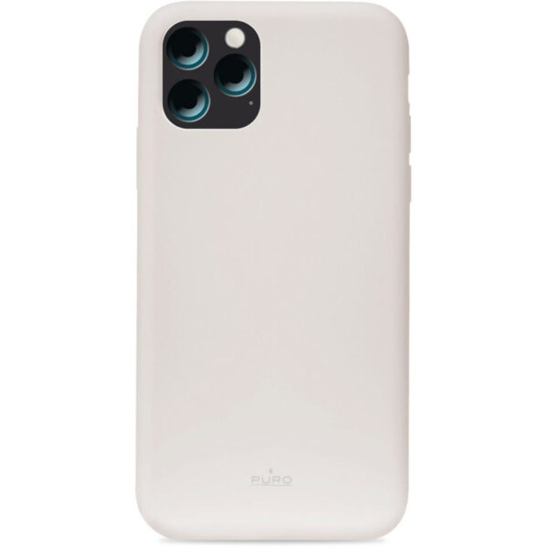 Funda PURO Silicona Icon para Apple iPhone 11 gris