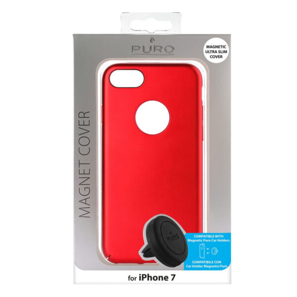Funda Puro Magnética para Apple iPhone 8/7 roja - Imagen 4