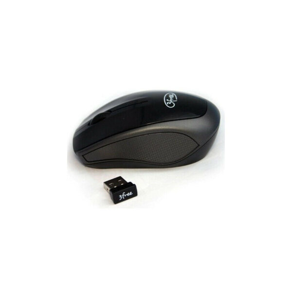Ratón 3free inalámbrico Óptico 1000 DPI Negro *Embalaje dañado, producto nuevo* - Imagen 2