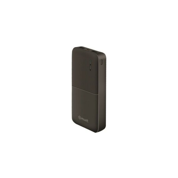 Power Bank Muvit 20000 mAh USB 2 puertos 2A (max) negro Usada