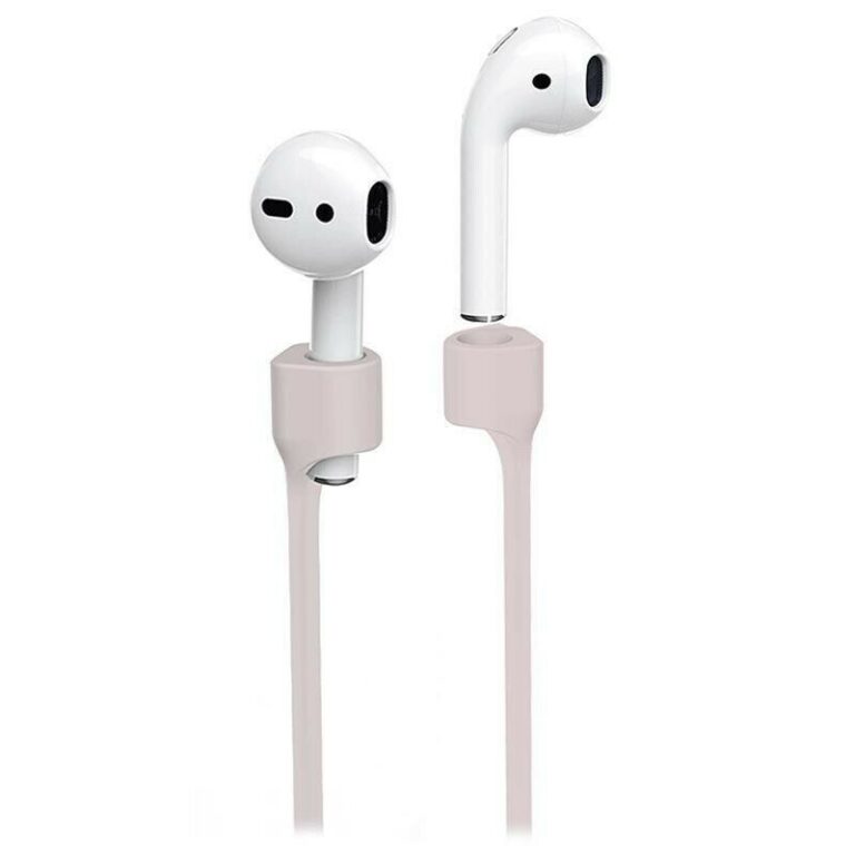 Correa de Silicona Puro para Air pods color rosa.