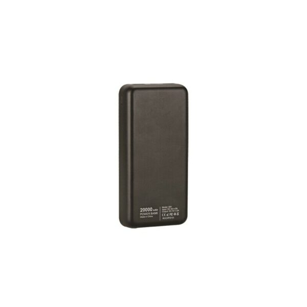 Power Bank Muvit 20000 mAh USB 2 puertos 2A (max) negro Usada - Imagen 2