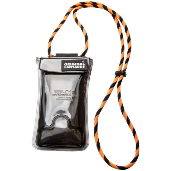 Funda Impermeable para Smartphone Original Lanyards Surfie Pro 5'' naranja/negro