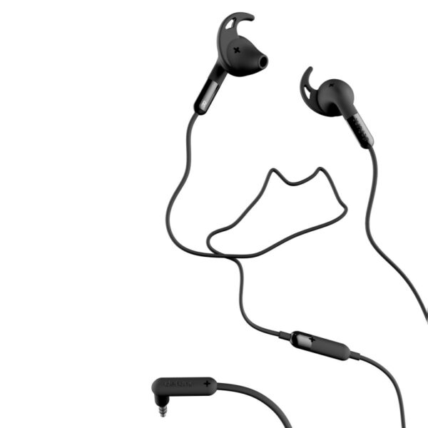 Auriculares DeFunc + SPORT con cable jack 3,5 mm negros - Imagen 2