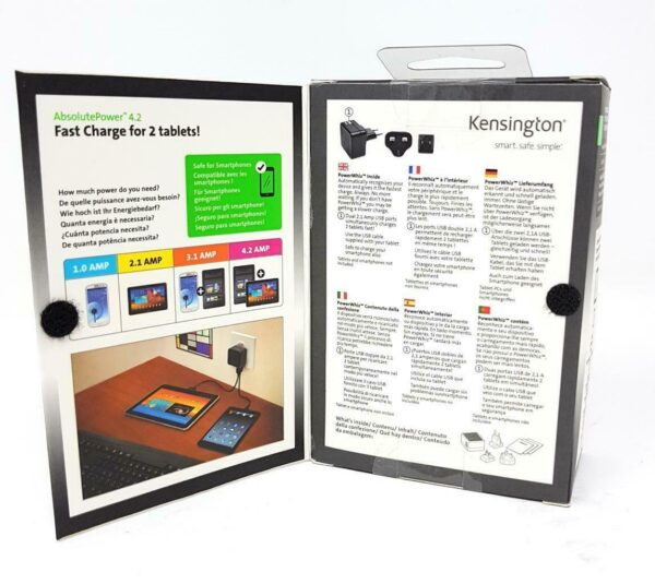 Cargador de pared rápido dual Kensington Absolute Power 4.2A - Imagen 3