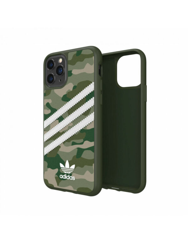 Funda Adidas 3 rayas Sambarose para Apple iPhone 11 Pro camuflaje verde - Imagen 6