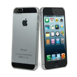 Pack Muvit Apple iPhone SE/5S/5 carcasa Cristal transparente+protector pantalla