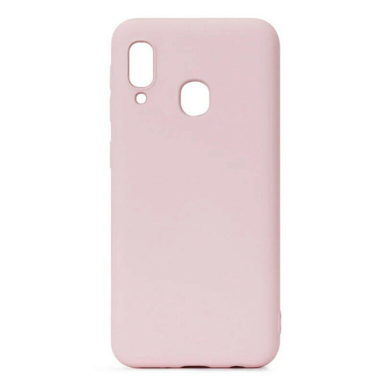 Funda Muvit Life liquid soft para Samsung Galaxy A20e Rosa.