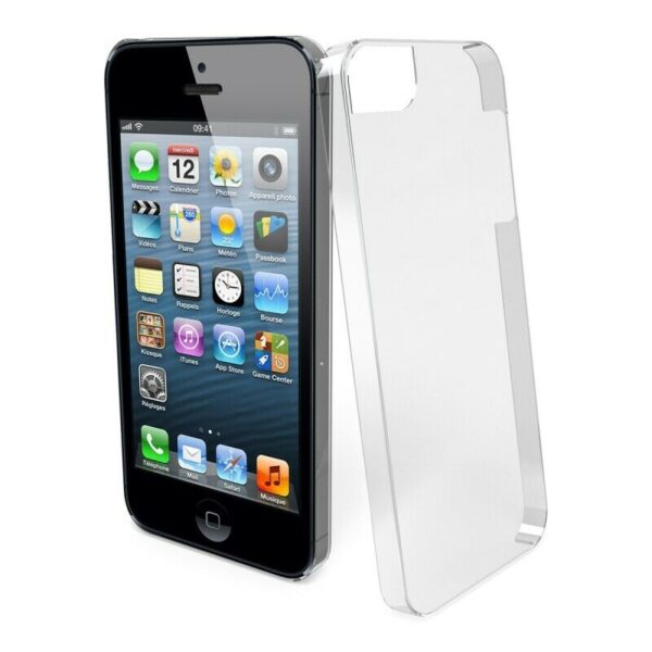Pack Muvit Apple iPhone SE/5S/5 carcasa Cristal transparente+protector pantalla - Imagen 2