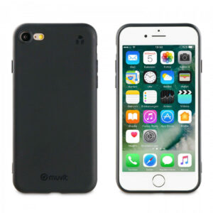 Funda Muvit for Change para Apple iPhone SE/8/7 recycletek negra.