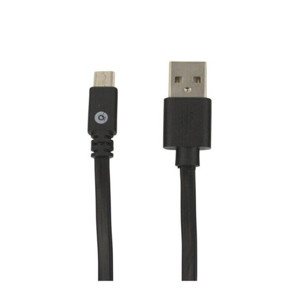 Cable Muvit USB-MicroUSB 2.1A retráctil hasta 1m negro - Imagen 2