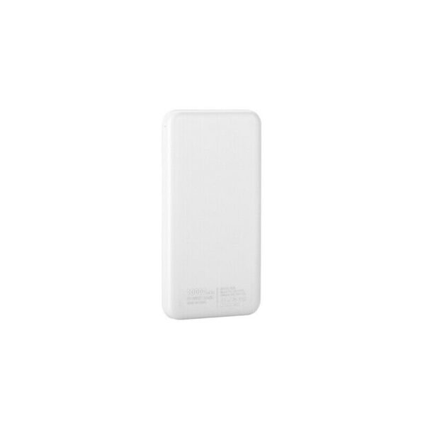 Power Bank Muvit 10000 mAh USB 2 puertos 2A (max) blanca Usada - Imagen 3