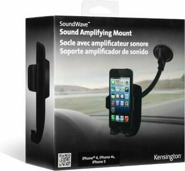 Soporte para Coche Kensington Amplificador de Sonido SoundWave para Apple iPhone - Imagen 3