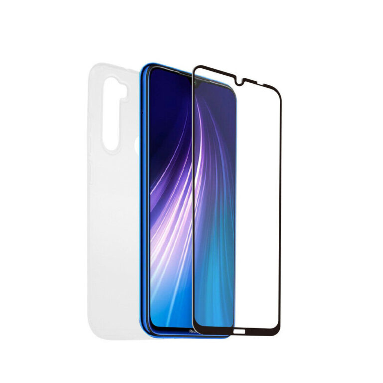 Funda Muvit for Change pack Xiaomi Note 8T funda Cristal Soft+protector pantalla