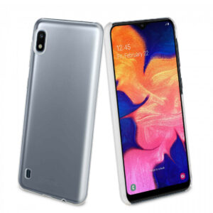 Funda Muvit for change para Samsung Galaxy A10 recycletek transparente.