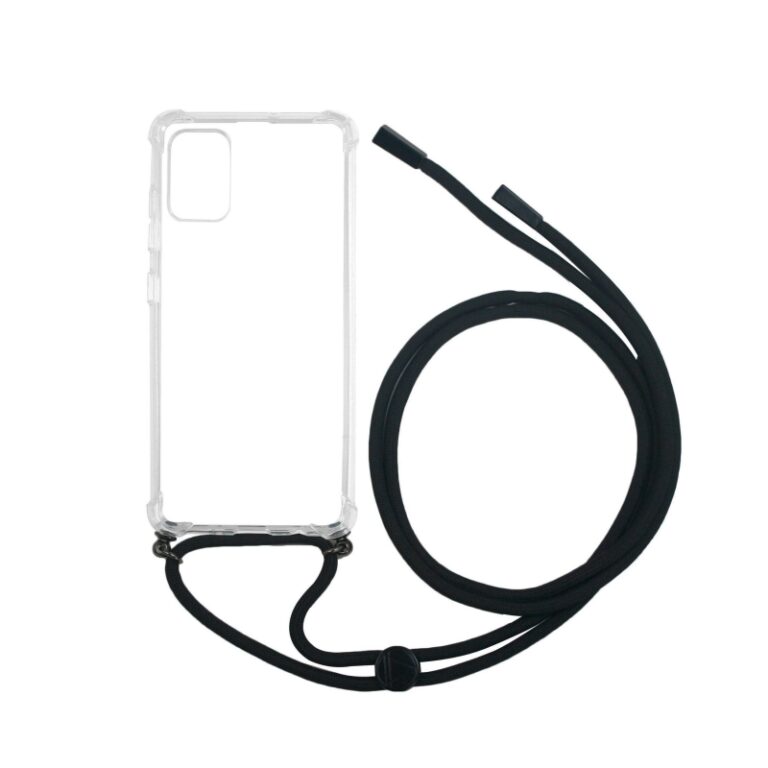 Funda Muvit Life para Samsung Galaxy A71 con colgante transparente.