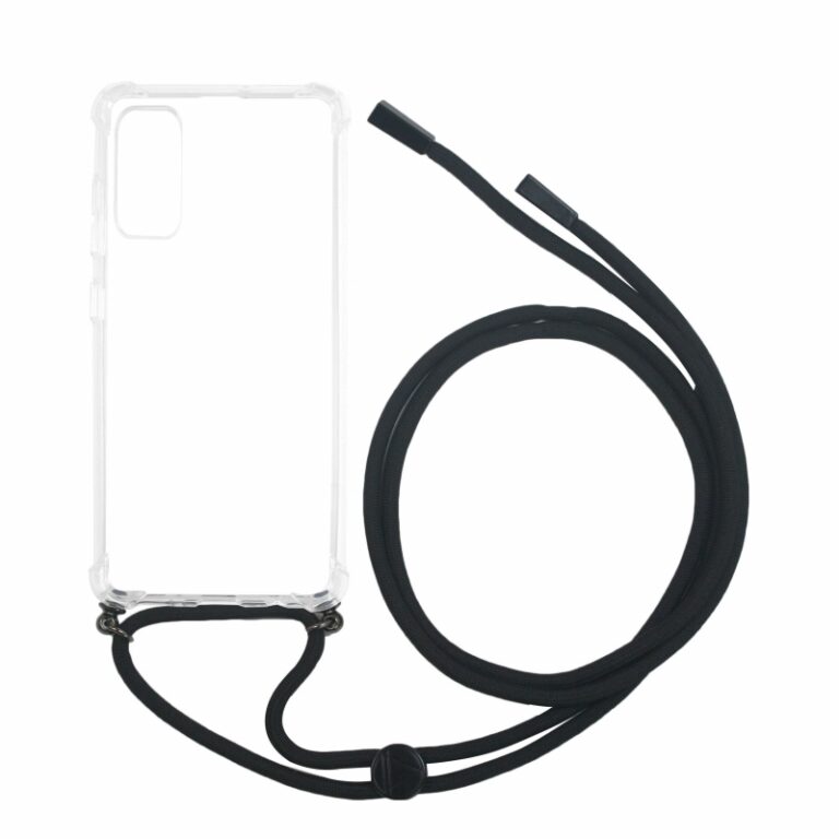 Funda Muvit Life para Samsung Galaxy S20 con colgante transparente.