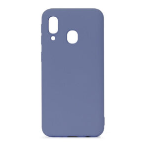 Funda Muvit Life liquid Soft para Samsung Galaxy A40 Gris.