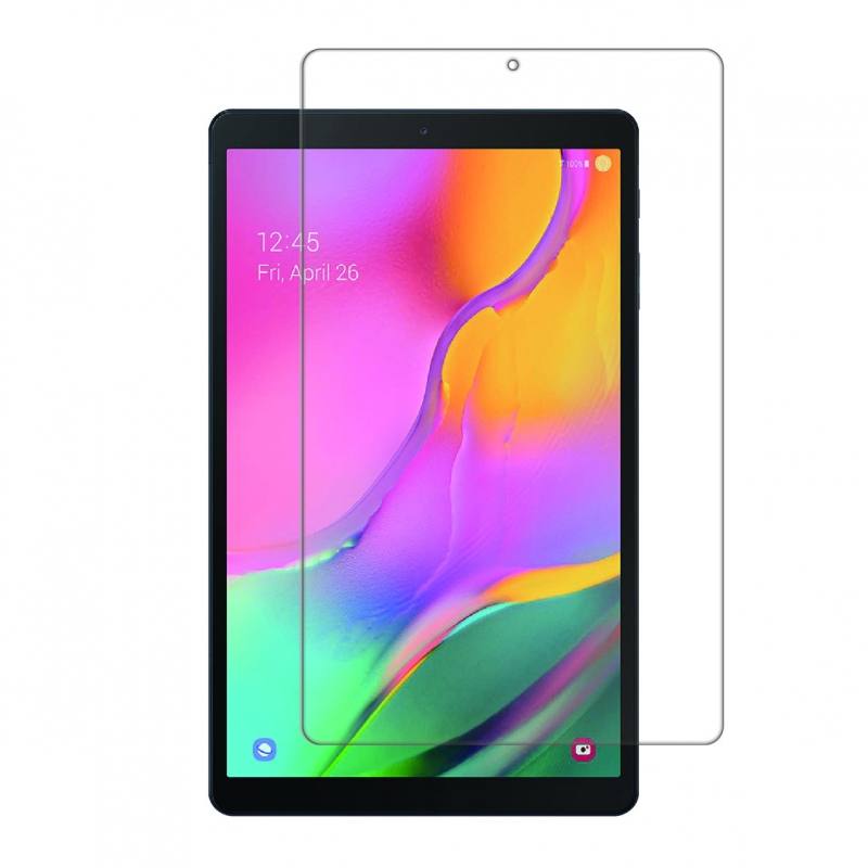 Protector de pantalla Muvit para Samsung Galaxy Tab A 10,1'' 2019 plano.