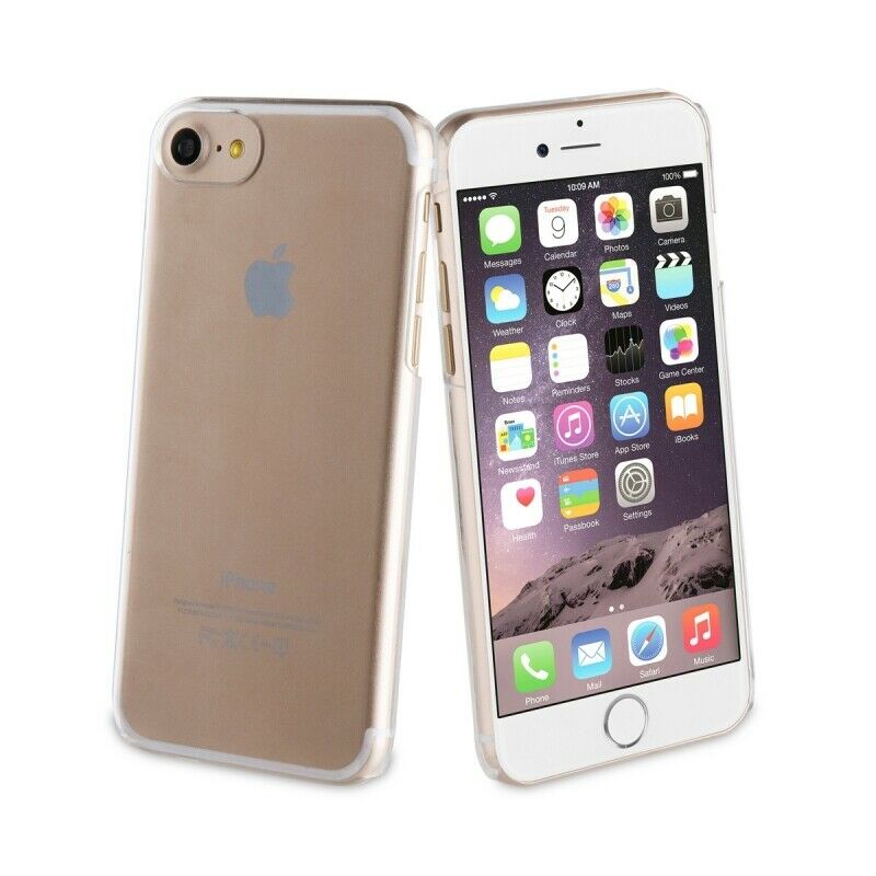 Pack Muvit Apple iPhone SE/8/7 funda Cristal transparente + protector (NUEVO) - Imagen 2
