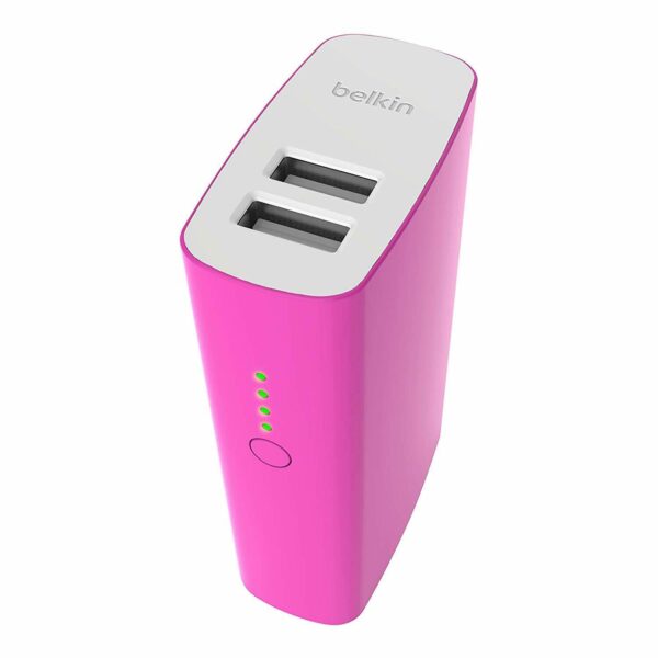 Power Bank Belkin F8M979btPNK - Batería externa 4000mAh MIXIT rosa (NUEVA)