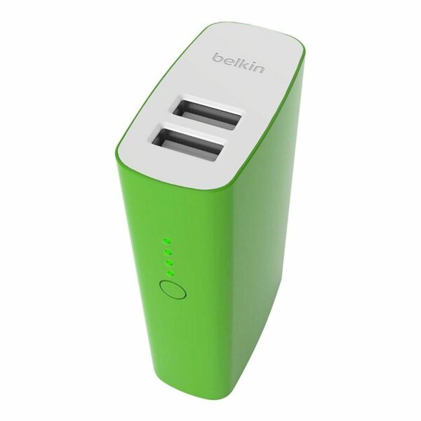 Power Bank Belkin F8M979BTGRN - Batería externa 4000mAh MIXIT verde (NUEVO)