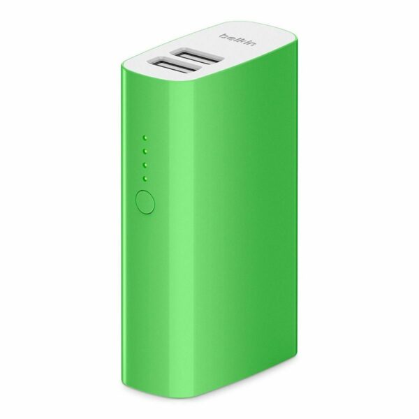 Power Bank Belkin F8M979BTGRN - Batería externa 4000mAh MIXIT verde (NUEVO) - Imagen 2