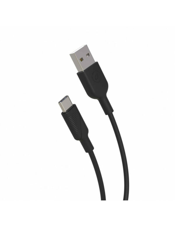 Pack Muvit for Change Cargador coche USB 12W + Cable Tipo C 3A 1,2m negro - Imagen 4