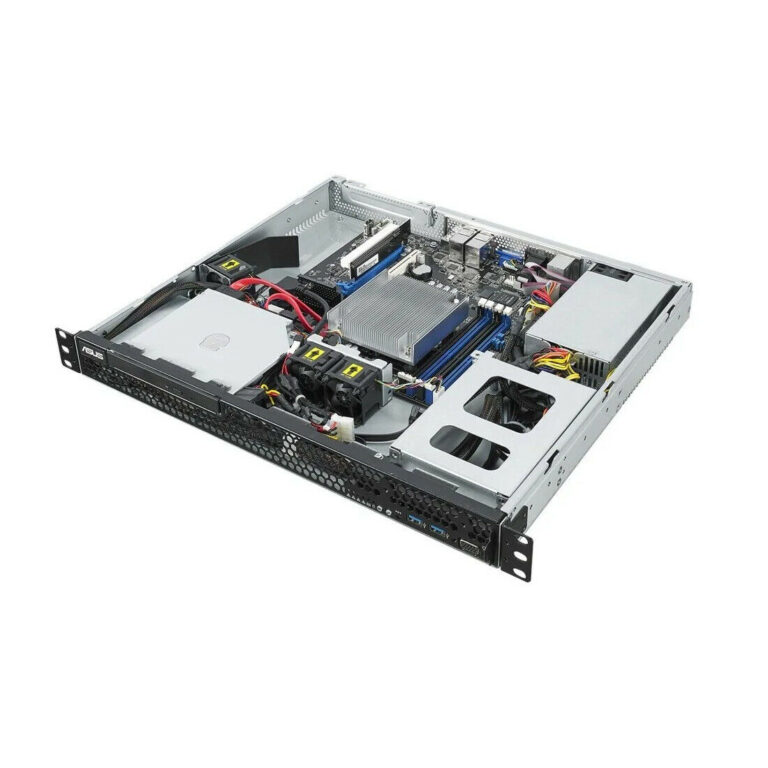 ASUS RS100-E10-PI2 Intel C242 LGA 1151 (Zócalo H4) Bastidor (1U) Negro, Metálico **No incluye procesador ni memoria, sin drivers.**