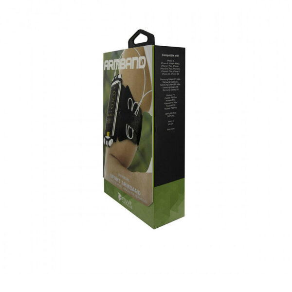 Muvit Active brazalete fino universal hasta 6'' negro. - Imagen 5