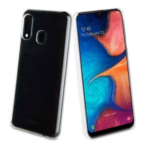 Funda Muvit for change para Samsung Galaxy A20e recycletek transparente.