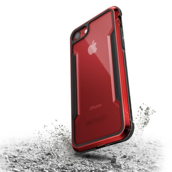 Funda Raptic Shield para Apple iPhone SE/8/7/6 roja