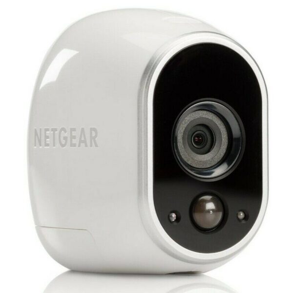 Cámara Adicional de Seguridad Netgear Arlo VMC3030 Blanco Usado **Solo cámara y soporte. NO INCLUYE LA BATERÍA**