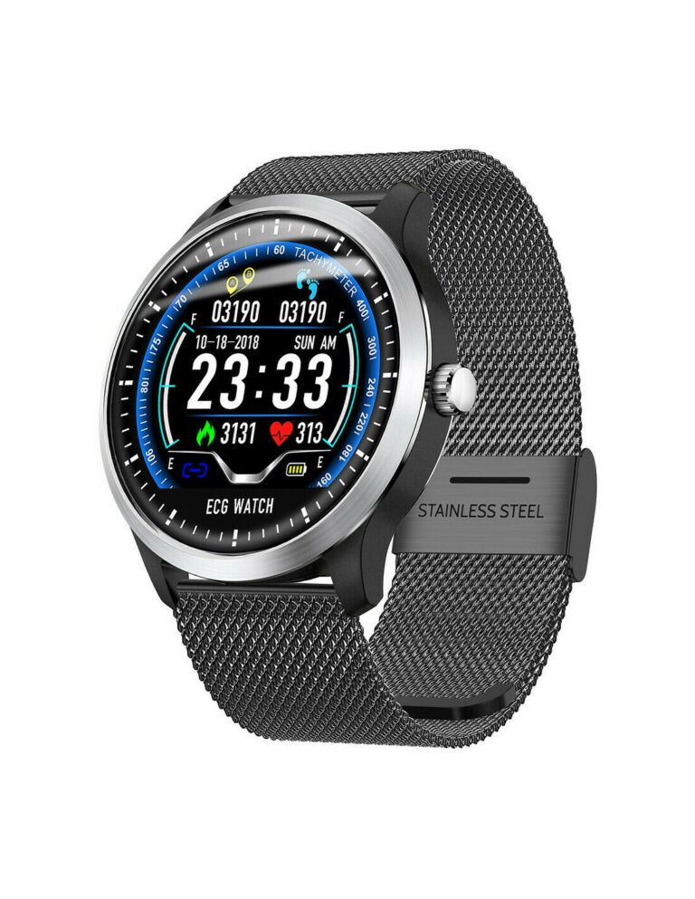 Reloj de actividad y salud Muvit iO LUXE ELECTRO negro 2 correas