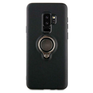 Funda Muvit Ring Magnética Funda Negra para Samsung Galaxy S9 Plus