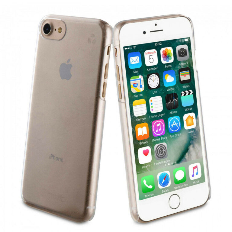 Funda Muvit for Change para Apple iPhone SE/8/7/6S/6 recycletek transparente.