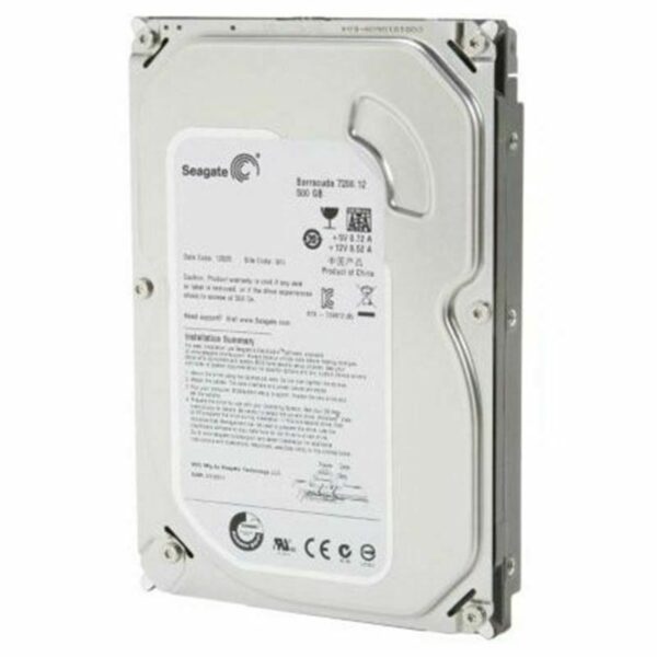 Disco Duro Seagate Barracuda 500GB SATA 3,5'' 7200RPM ST500DM002 Usado