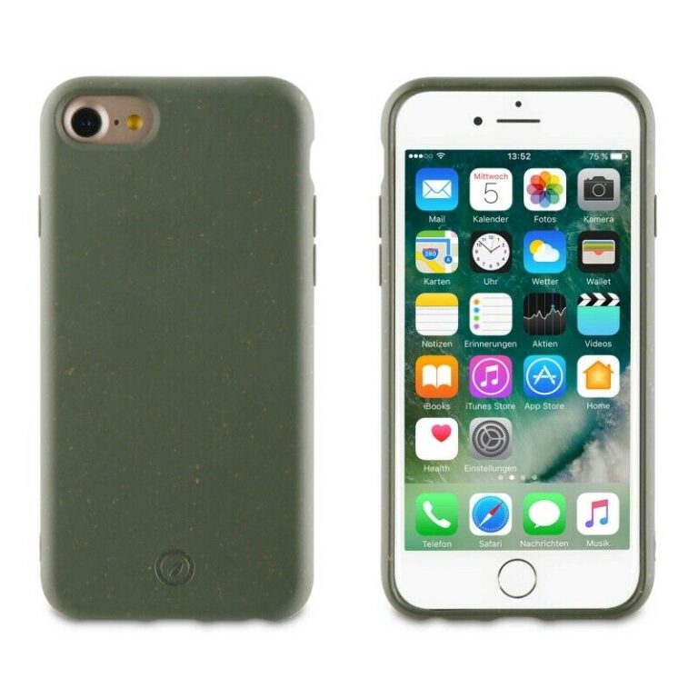Funda Muvit for Change para Apple iPhone 8/7/6s/6 bambootek verde musgo