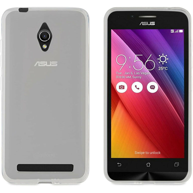 Funda Muvit Cristal Soft para ASUS Zenfone Go (ZC500TG) transparente.