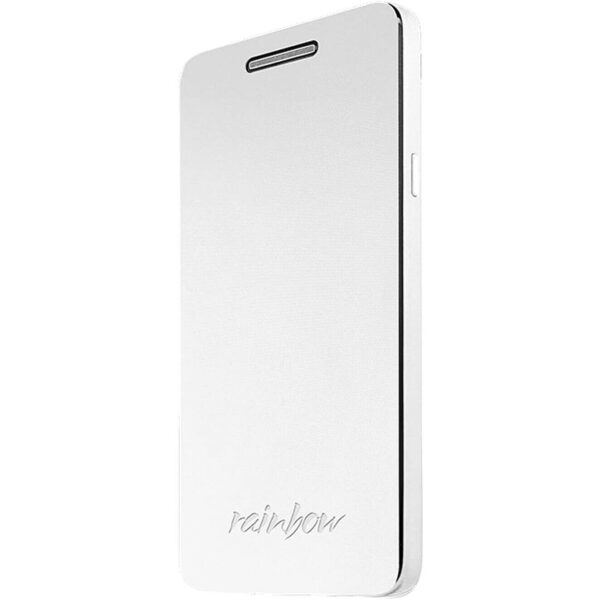 Funda original para móvil Wiko Rainbow color blanco