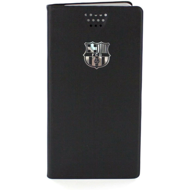 Funda FC Barcelona BRFM065 tipo folio para móviles de hasta 5" color negro