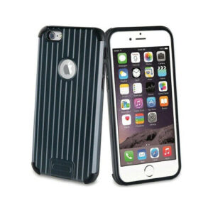 Funda Muvit Pro antichoque para Apple iPhone 6+/6S+ color antracita.