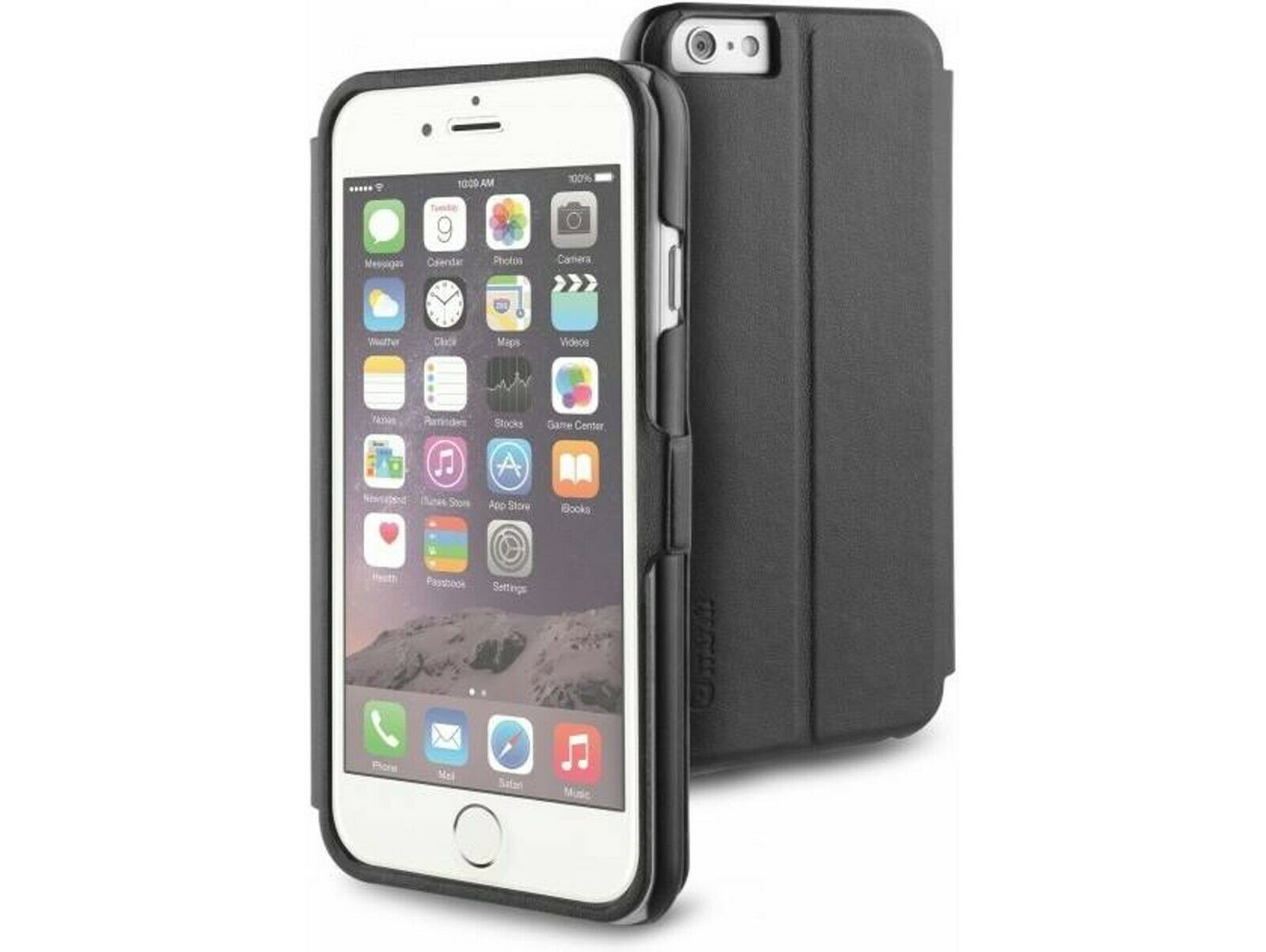 Funda Muvit Eye Folio con ventana completa para Apple iPhone 6 negro. - Imagen 2