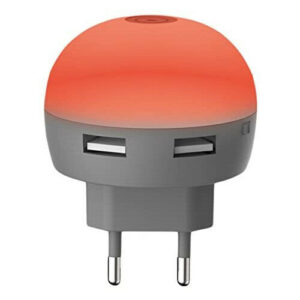 Transformador Muvit Life USB 2.1A Diodo rojo.