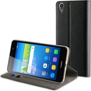Funda Muvit Folio con Función Soporte y Tarjetero para Huawei Y6 II negro