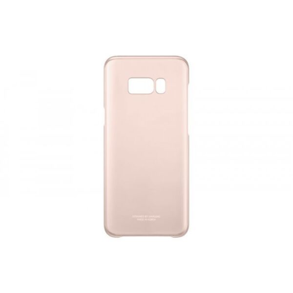 Funda original Samsung Clear Cover para Samsung Galaxy S8+ Rosa.